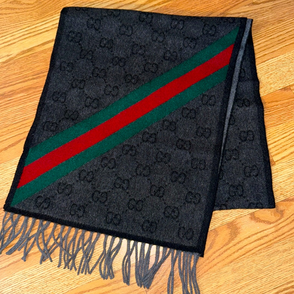Gucci Unisex Wool Scarf